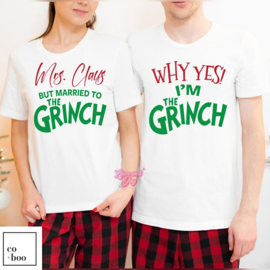 MR AND MRS GRINCH DESIGN